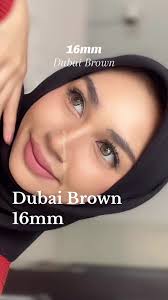 Dubai Brown 16mm Contact Lens