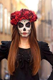 25 Amazing Sugar Skull Makeup To Try For Halloween Bafbouf Halloween Makeup Sugar Skull Halloween Makeup Looks Sugar Skull Halloween