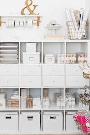 Ikea trones shoe rack for paper storage. Office Tour Rebecca Ashby Of The Pink Orange Stationery Home Office Organization Home Office Decor Craft Room Office