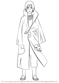 This itachi anime drawing tutorial application is suitable for you. How To Draw Itachi Uchiha From Naruto Drawingtutorials101 Com Naruto Drawings Easy Naruto Drawings Naruto Sketch
