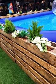 Palettenpools Paletten Palettenpool Pool Garten Gartendekoration Poolideas Poolideen Paletten Pool Paletten Ideen Garten Hinterhof Pool Landschaftsbau