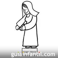 Actualmente este tipo de juegos se siguen utilizando, pero en las instituciones. Dibujo De Maria Para Recortar Y Colorear