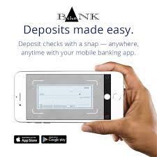 Once you've registered on the mobile site just tap the deposited check button and select make a deposit. Mobile Deposits The Bank