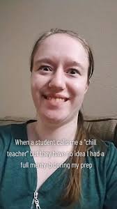 "Chill" would not be a word I'd use to describe myself but I'm glad I give  off that vibe. #teachersoftiktok #teachertok #mentyb