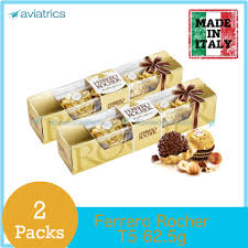 Walau bagaimanapun, forrero rocher mempunyai rasa tersendiri dan gaya khusus. Ferrero Rocher T5 Giftbox X 2 Made In Italy Gold New Pgmall