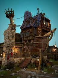 Pirate Ship House We Are Building A Faerie Village Called The Faeries At Pirate Cove This Will Be A Perfect Fae Tree House Unusual Homes Unusual Buildings