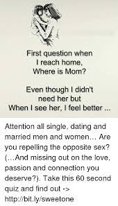 Explore his past, present, future and personality through 21 online dating questions to ask him. I M A Single Mom Getting Friendly With A Married Man