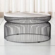 Spoke Hair On Hide Graphite Metal Coffee Table Crate And Barrel Metal Coffee Table Coffee Table Crate And Barrel Coffee Table