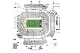 69 Paradigmatic Tiger Stadium Seating Chart With Rows