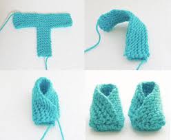 Free pattern for knit baby ugg booties sizes: Baby Booties Knitting Pattern Gina Michele Knit Affair