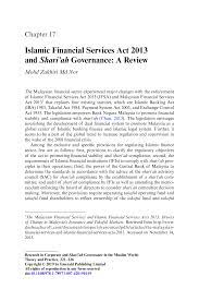 By bank negara malaysia under the financial services act 2013 or the islamic financial services act 2013; Https Www Emerald Com Insight Content Doi 10 1108 978 1 78973 007 420191019 Full Pdf Title Islamic Financial Services Act 2013 And Italicshariahitalic Governance A Review