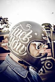 Scrambler081 Gentlemens Factory Helm Motorrad Bonze