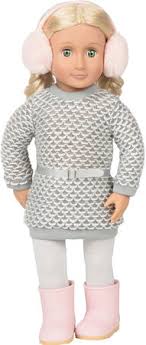 Our generation doll christmas clothes. Kaufen Our Generation Puppenkleidung Winterkleid Mit Zubehor Jollyroom