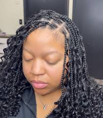 This came out to be so beautiful 🥹🥹🥹, Style: boho bob, September books  are open, click the link in my bio to book your appointment 📆🩷,  #sanantoniobraider #knotlessbraids #austinbraider #bohobob