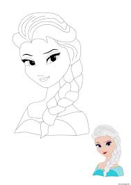 Coloriage princesse elsa à imprimer gratuit. Coloriage Princesse Elsa Jecolorie Com