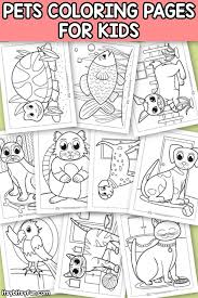 Pets Coloring Pages For Kids Itsybitsyfun Com Free Kids Coloring Pages Preschool Coloring Pages Pets Preschool