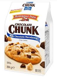 Comes in a resealable lid to keep your cookies fresh. Pepperidge Farm Chocolate Chunk Macadamia Cookies 204g Australia Shopping World
