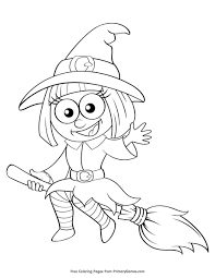 Take a deep breath and relax with these free mandala coloring pages just for the adults. Cute Witch Coloring Page Free Printable Pdf From Primarygames
