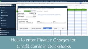 It's more or less a fee charged for the use of your credit card. Finance Charges For Credit Cards In Quickbooks Candus Kampfer