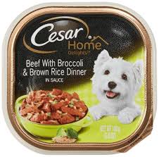 Cesar Home Delights Canine Cuisine Beef With Broccoli And Brown Rice Dinner In Sauce You Can Get Additional Wet Dog Food Dog Food Recipes Vegetable Dinners