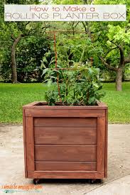 Using a brush, first apply a coat of primer on all sides of the planter. How To Make A Rolling Planter Box Diy Planters Diy Planter Box Planter Boxes