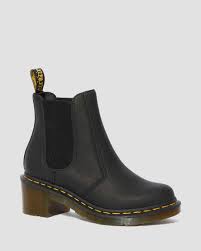 The classic 1460 boot is a solid choice, but you could also opt for a platform chelsea boot, a casual shoe, or a strappy sandal. Cadence Greasy Heeled Chelsea Boots Dr Martens Official