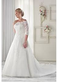 Graceful Lace Off The Shoulder Plus Size Wedding Dresses