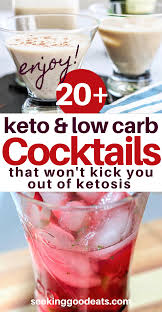 Keto Cocktails 20 Sugar Free Low Carb Ketogenic Cocktails In 2020 Low Carb Cocktails Keto Cocktails Healthy Cocktails
