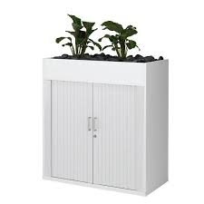 20 planter boxes you'll want to diy right now. Designer Tambour Cupboard With Planter Box Ams Furniture