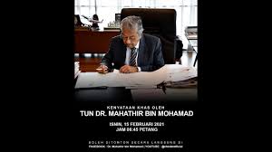 Teks penuh ucapan tun mahathir, perdana menteri interim malaysia. Tun Mahathir Dakwa Pm Guna Agong Untuk Kekal Berkuasa