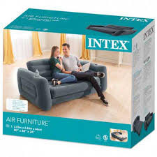 The intex® warehouse is a high volume commercial warehouse that is not safe for visitors. Intex 2 In 1 Aufblasbares Schlafsofa Grau Swiminn