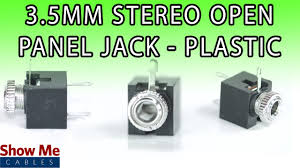 If you cut off the ear buds, you can plug the jack into an audio source and connect the wires directly to your circuits. 3 5mm Plastic Panel Mount Stereo Connector Diy Project To Repair Your Audio Cable 891 Youtube