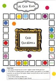 Art Quiz Ideas On How To Use It Can Be Found At Www Onceuponanartroom Com Art Handouts Art Room Art Quiz