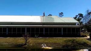 Before you wash the galvanized metal, simply rinse it off with a hose or some clean water. Metal Roof Pressure Washing Metal Roof Powerwashing Metal Roof Cleaning Youtube