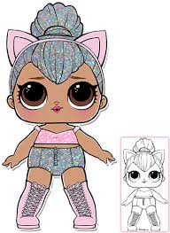 Busy b.b lol surprise o.m.g. Download Hd Kitty Queen Coloring Page Lol Surprise Doll Kitty Queen Transparent Png Image Nicepng Com