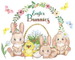 Maybe you would like to learn more about one of these? Watercolor Easter Bunny Clip Art Baby Happy Easter Set Flower Clipart By Evgeniia Grebneva Painting Thehungryjpeg Com