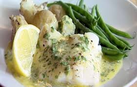 Next add sliced black olives and white wine. Steamed Smoked Haddock Green Beans And Crushed New Potatoes Recipes From Ocado