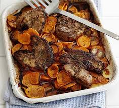Lamb Steaks With Rosemary Sweet Potatoes Recipe Lamb Steak Recipes Bbc Good Food Recipes Lamb Steaks