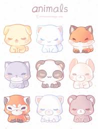 Pick One Must Name To Adopt I Have The Fox 8 9 Gone White Cat Is Gone Fox Is Gone Panda Gone Cute Animal Drawings Cute Kawaii Drawings Animal Drawings