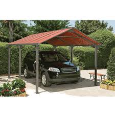 Spanish Looking Carports 11 1 X 16 5 Frontier Steel Carport W Polycarbonate Panels Diy Carport Carport Carport Patio