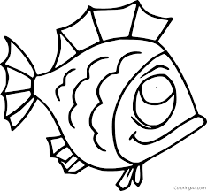 This angel fish coloring page features a picture of a large angel fish to color. Angelfish Coloring Pages Coloringall