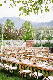 23 Beautiful Banquet Style Tables For Your Wedding Reception Wedding Table Settings Family Style Weddings Wedding Table