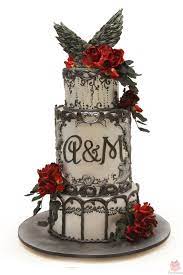 Gothic Halloween Inspired Cake Halloween Cakes Halloween Wedding Cakes Gothic Wedding Cake Gothic Cake