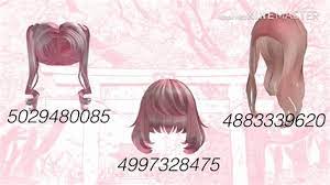 Roblox hair codes are used to customize the hair styles of the character. Rahimi997 Ca Alors 14 Listes De Roblox Hair Id Codes For Bloxburg These Codes Need To Be Redeemed Inside The Game That