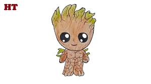 You can use our amazing online tool to color and edit the following groot coloring pages. How To Draw Baby Groot From Guardians Of The Galaxy Step By Step