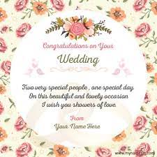 Make Wedding Congratulations Wishes Quotes Card Wishes Greeting Card Congrat Wedding Wishes Quotes Wedding Congratulations Card Wedding Congratulations Wishes