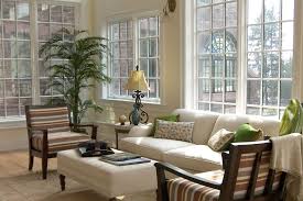 Natural Beauteous Delectable Living Room Decorations Nice White Table Light Green Sofa And Black Rattan Sunroom Furniture Layout Sunroom Designs Small Sunroom