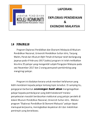Peratusan prestasi ekonomi malaysia dijangka melebihi 4.8 peratus. Laporan Lawatan Ke Upsi Dan Bijih Timah Docx