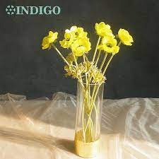 Find More Artificial Dried Flowers Information About 9 Pcs Yellow Anemone Flower Home Decoration Pasque Flower Anemone Flower Indigo Decor Artificial Flowers