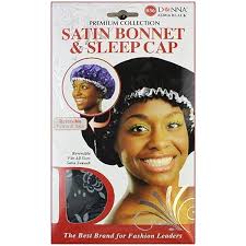 Amazon.com : Donna Satin Bonnet & Sleep Cap #036 : Shower Caps : Beauty &  Personal Care